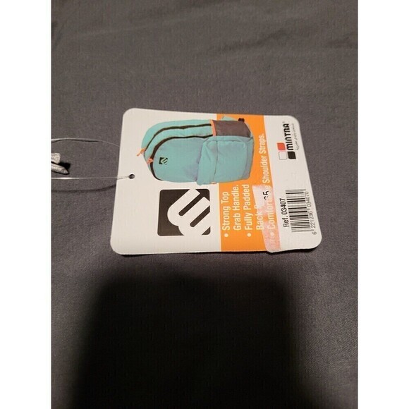 Mintra Carry On School Backpack NWT - Teal - Picture 4 of 5